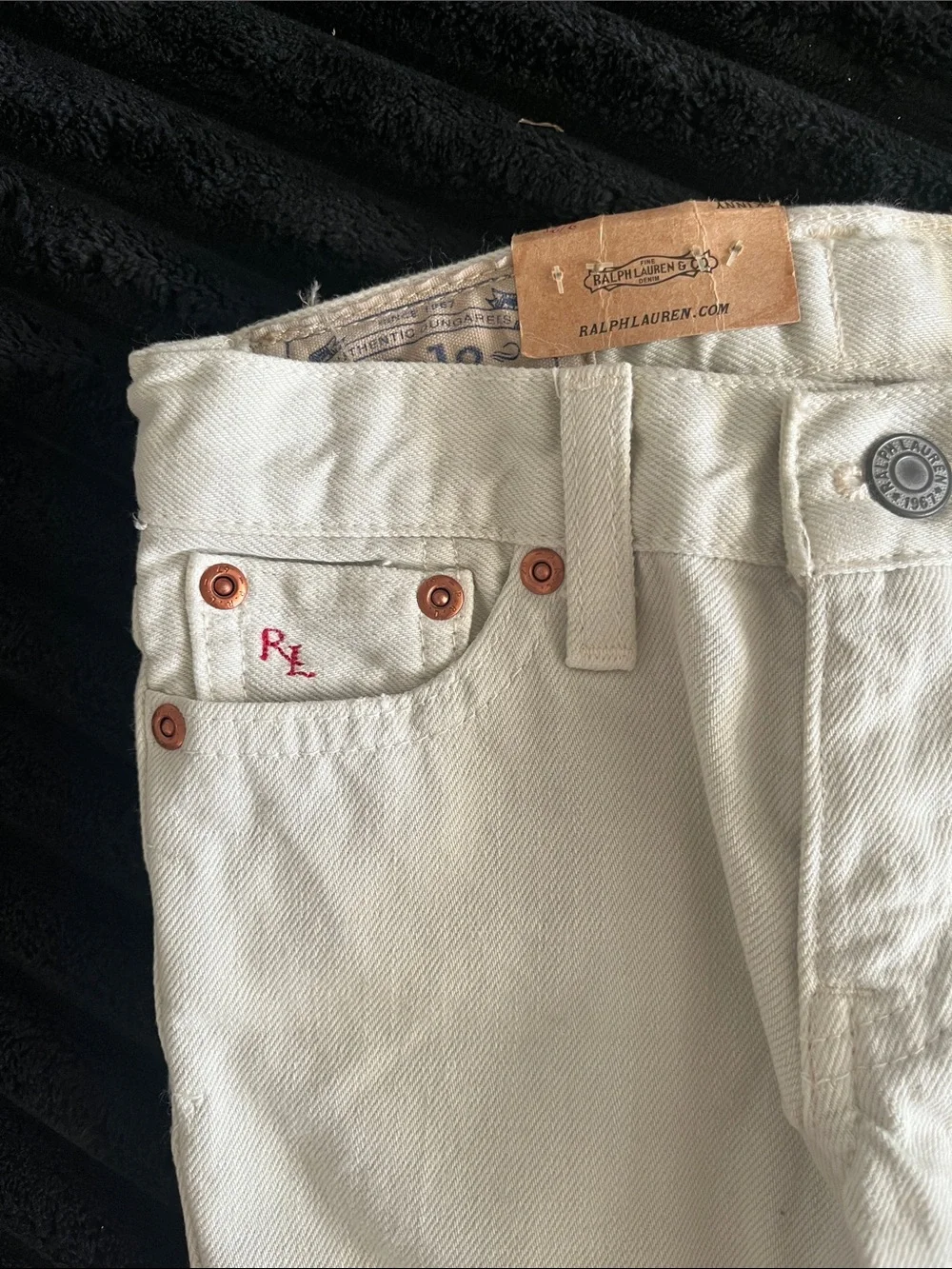 Ralph Lauren Slim Straight Tan Jeans 2/2T
